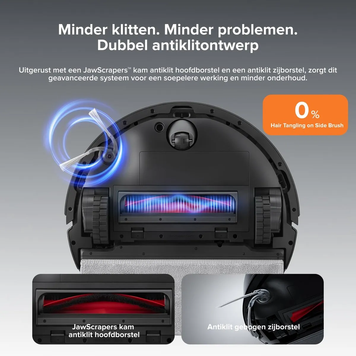 Roborock Q10 PF Robotstofzuiger - 10000Pa Zwart - afbeelding 5 van 6