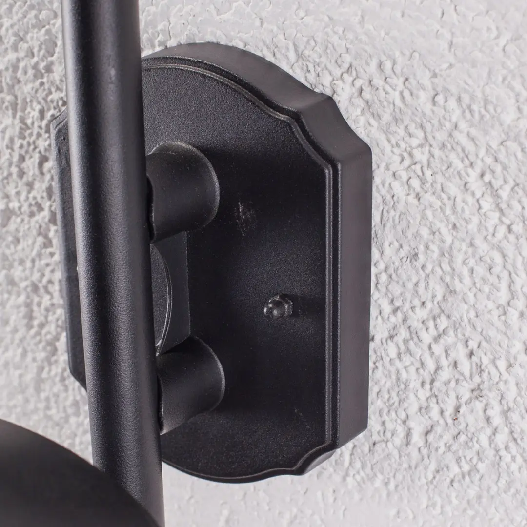 Lindby Daphne+ Wandlamp Buiten - 1 Lichtpunt - IP44 - Zwart