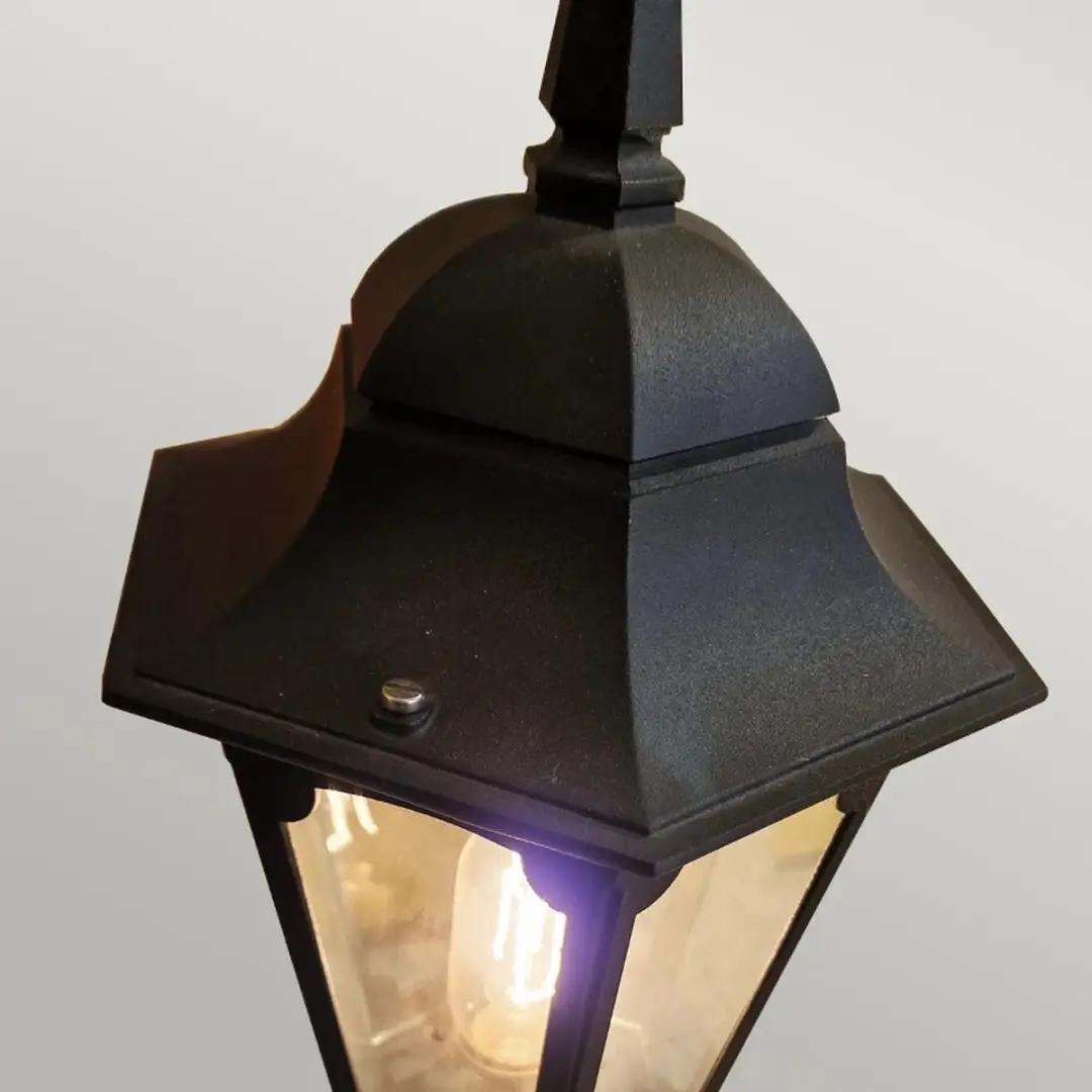 Elstead Mini LED Tuin Pilaar Parish Mini E27 - 60W - IP44 - Zwart