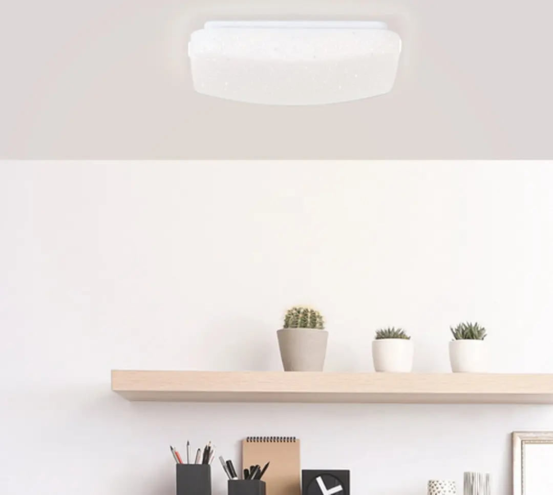 Brilliant Farica LED Plafondlamp 8W 3000K - Wit - afbeelding 6 van 6