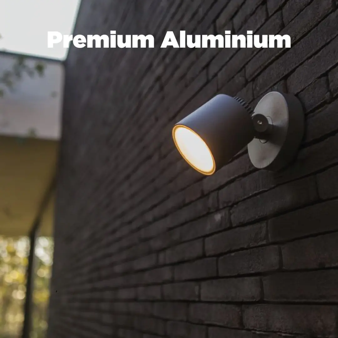 Lutec Explorer LED Wandlamp 380Lm 3000K - Donkergrijs - afbeelding 6 van 6