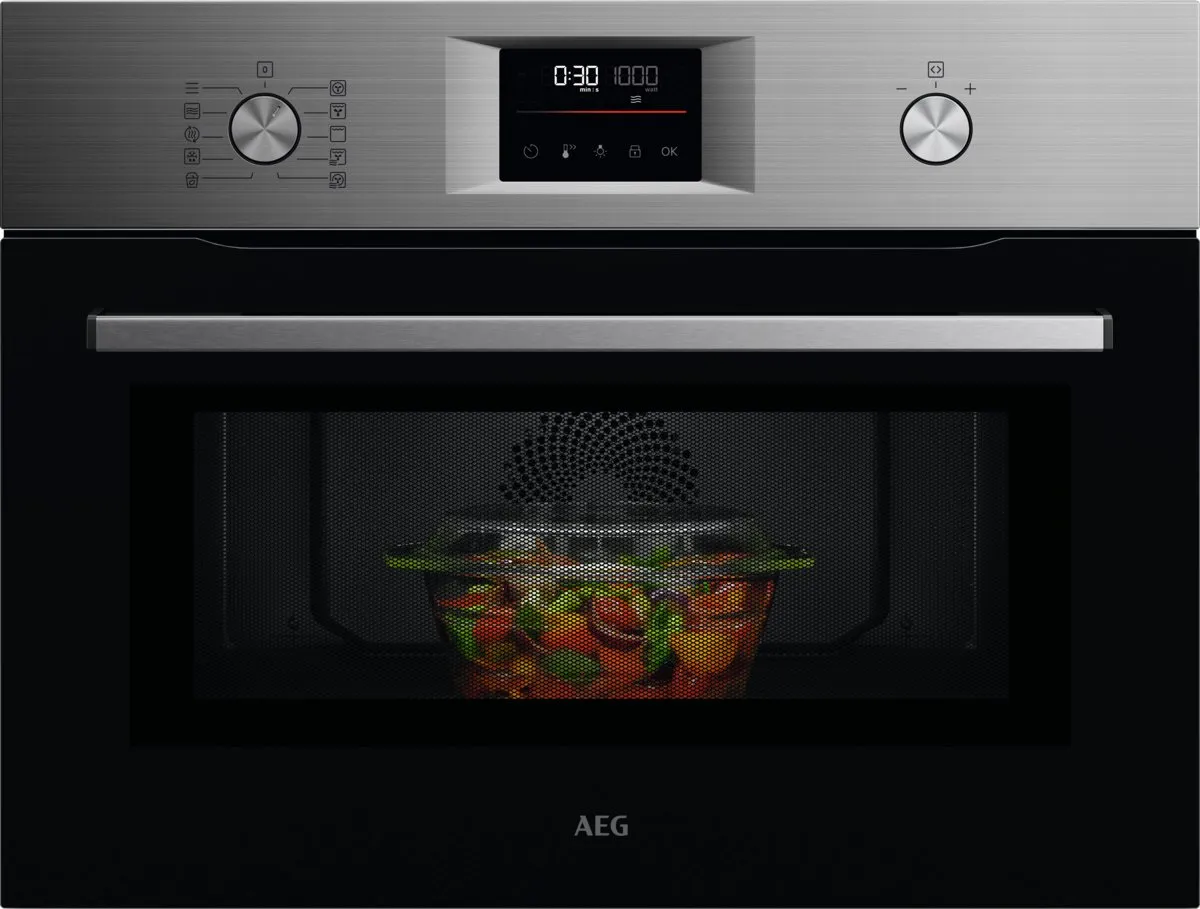AEG 5000 Serie OO5NK4W0M Inbouwoven - 41L - Zilver