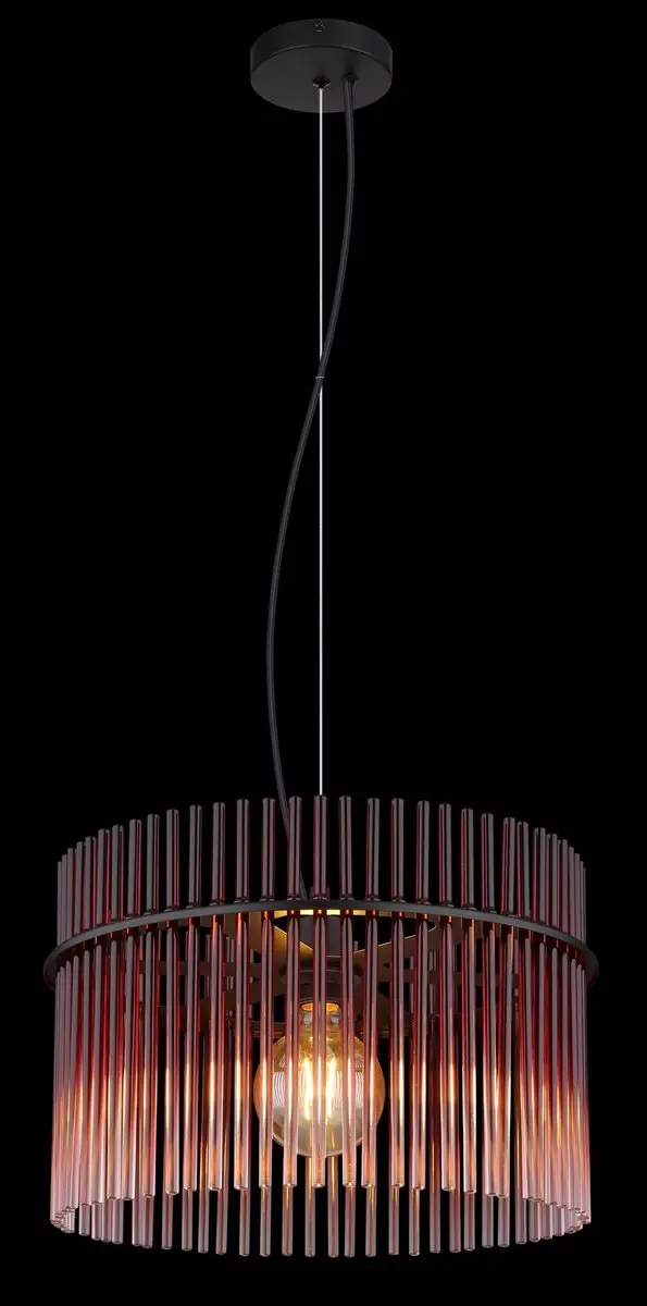 Globo Gorley Hanglamp - Ø40cm - Rood - E27