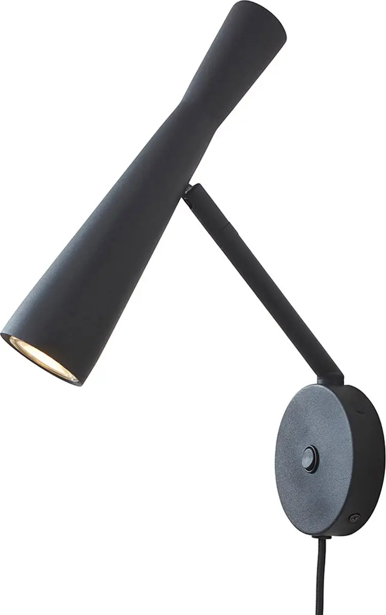 it's about RoMi Wandlamp Bordeaux - Zwart