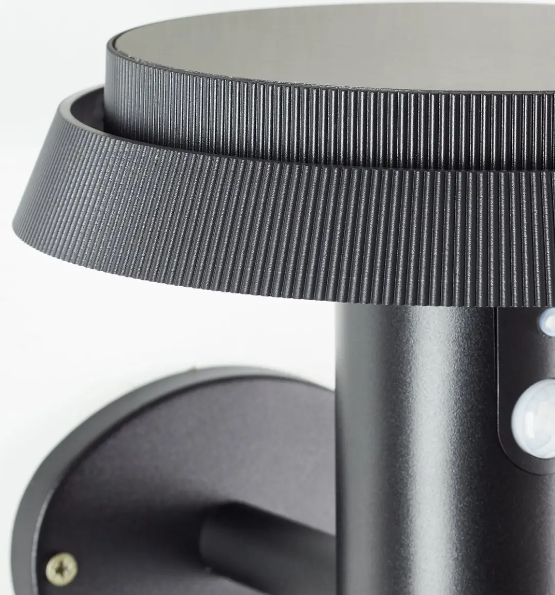 Brilliant Alvero LED Wandlamp 500lm Solar - Zwart