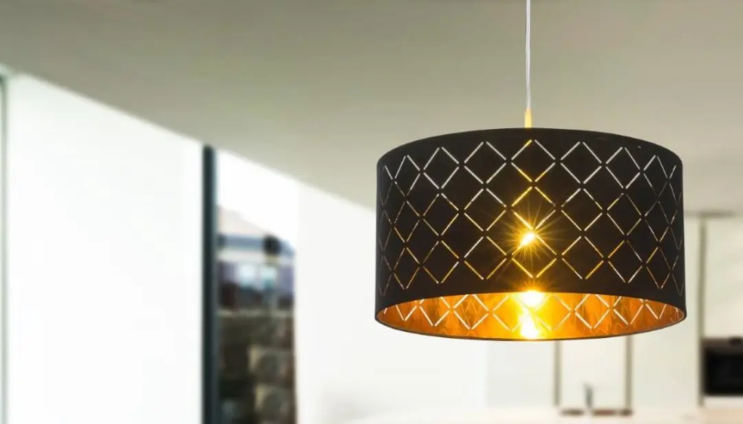 Globo Clarke Hanglamp - Ø40cm - Zwart