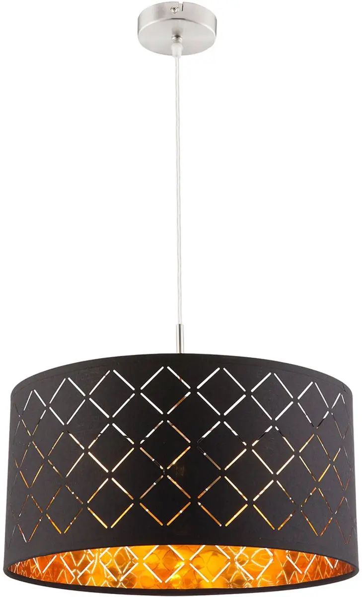 Globo Clarke Hanglamp - Ø40cm - Zwart