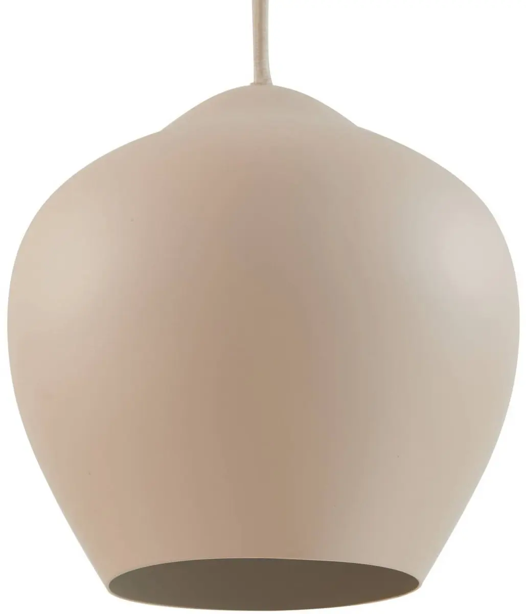 Lucande Hanglamp 3-Lichts E27 - 30cm - Beige/Wit