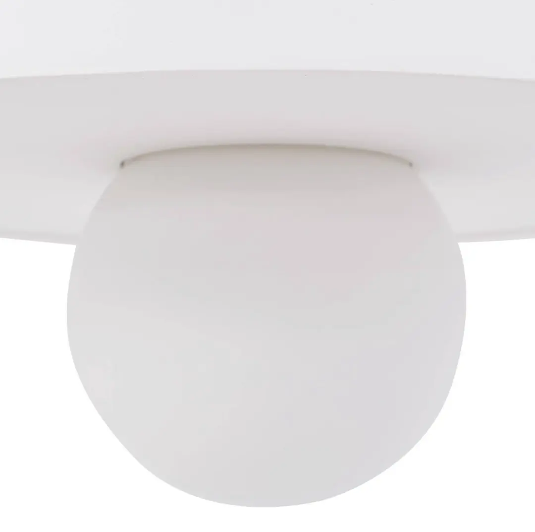 Lindby Hanglamp Gips Glas 1 Licht E27 - 28cm - Wit