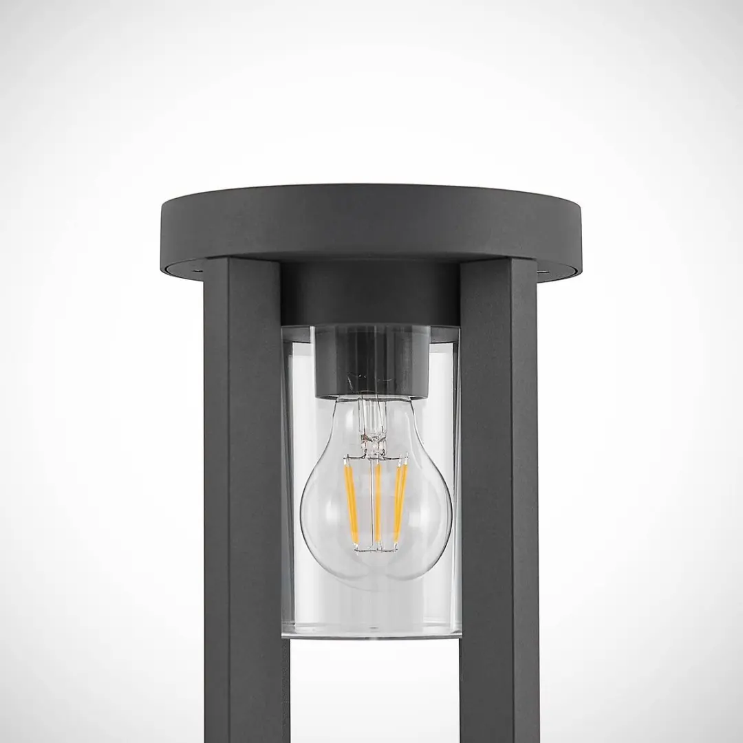 Lucande Tuinpadverlichting Aluminium 16,7cm - E27 - Donkergrijs