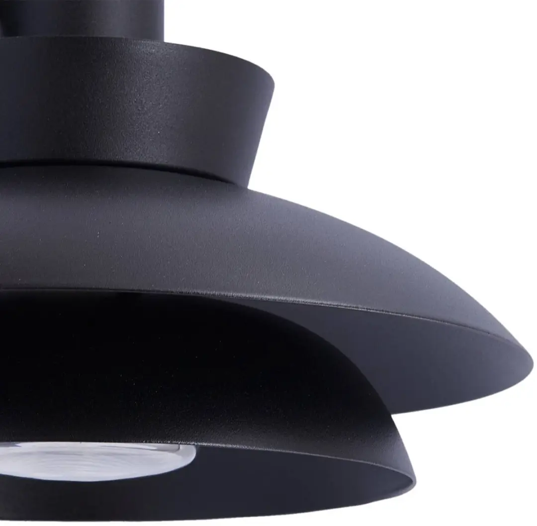 Lucande Wandlamp Buiten 1 Licht E14 - Zwart