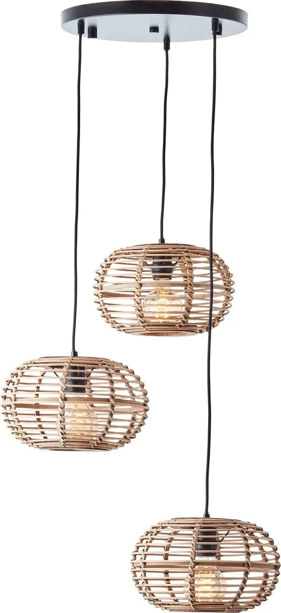 Brilliant Woodball Hanglamp E27