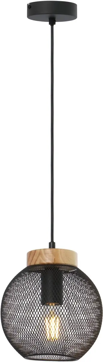 Globo Hanglamp Roosterscherm Zwart