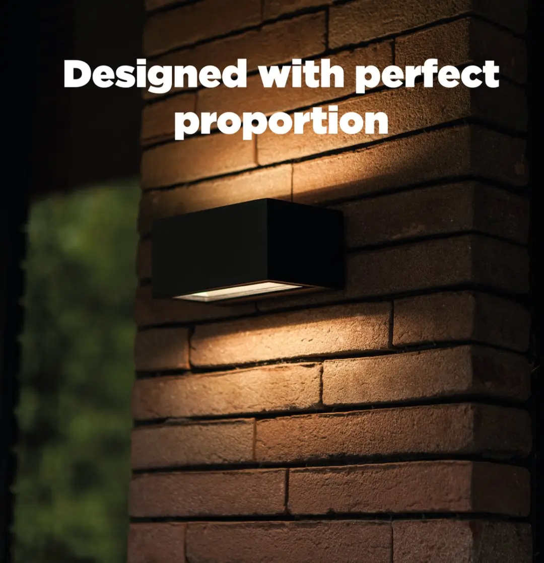 LUTEC Gemini LED Wandlamp Buiten 700Lm 3000K - Mat Zwart