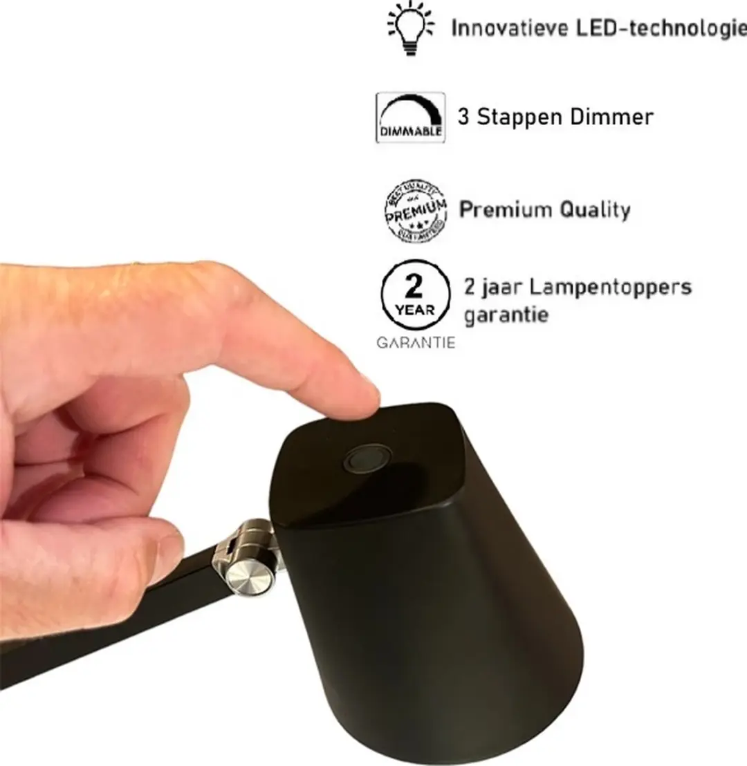 Freelight Triëste Vloerlamp 5W - Zwart