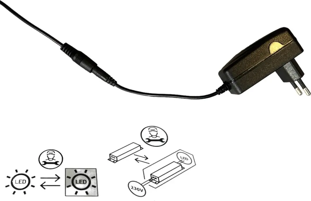 Freelight Triëste Vloerlamp 5W - Zwart