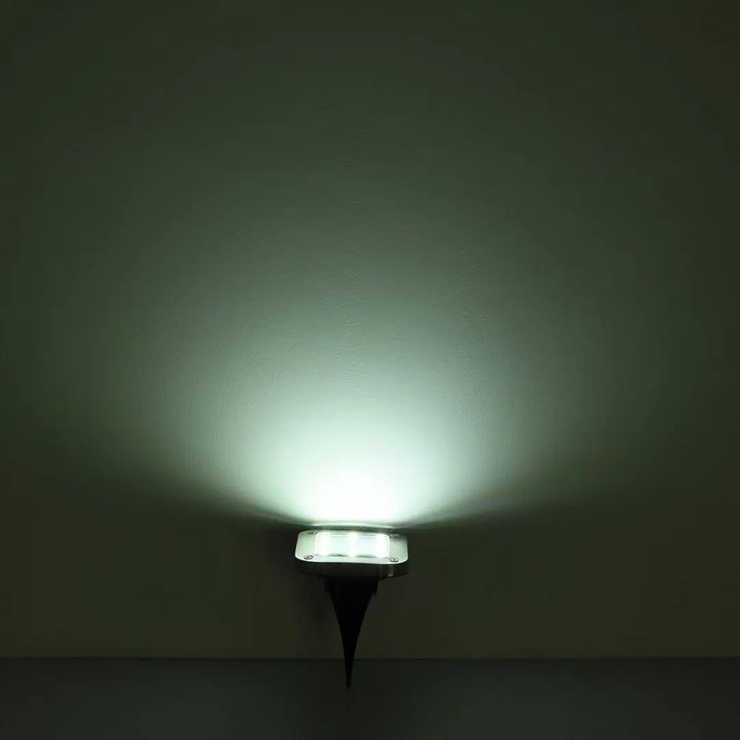 Globo Solarlamp Grondlamp - 4 Stuks - Zilver
