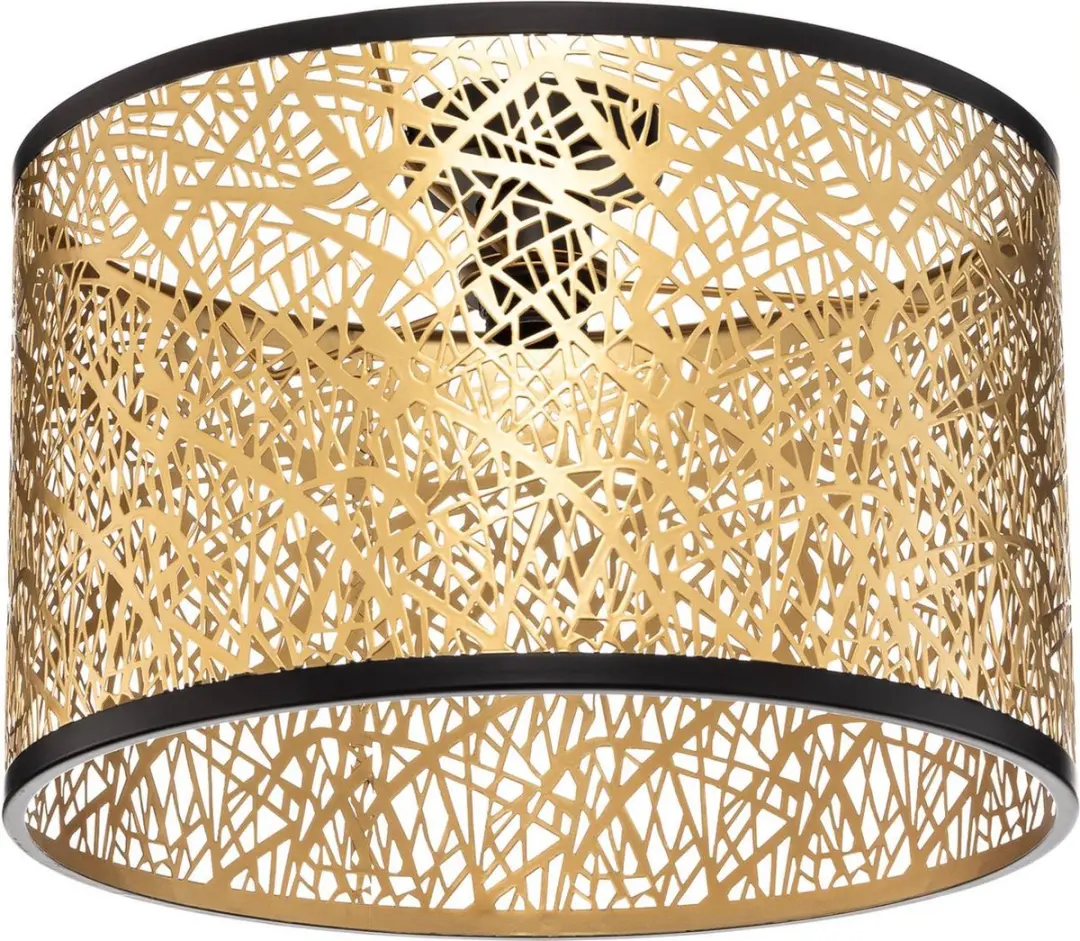 Lindby Plafondlamp 1 Licht 40cm - Goud/Zwart