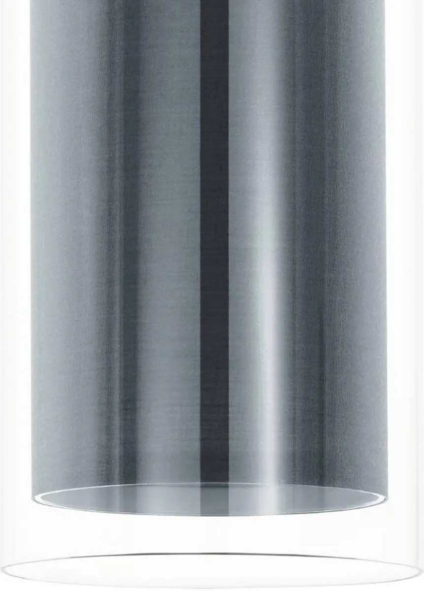 Eglo Pinto Textiel Wandlamp E27 - 44,5 cm - Grijs