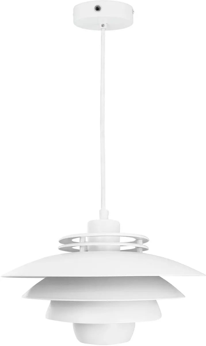 Dyberg Larsen Ejka Hanglamp - Wit - Ø30cm