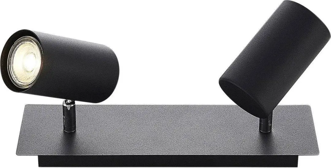 Lindby Buitenspot Metaal 2x GU10 - 10W - Zwart