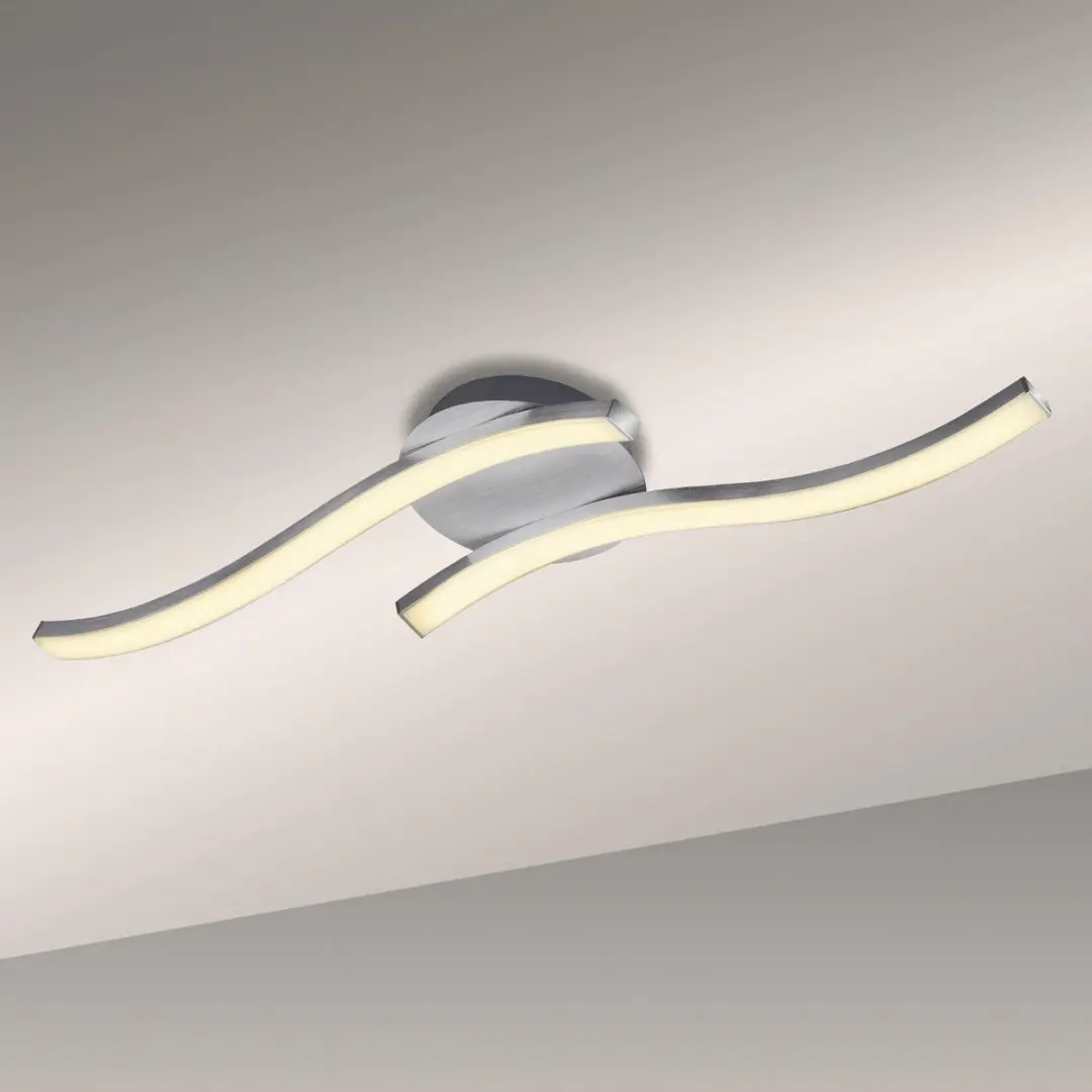 Briloner go Plafonnière 2x6W - Aluminium - 3000K