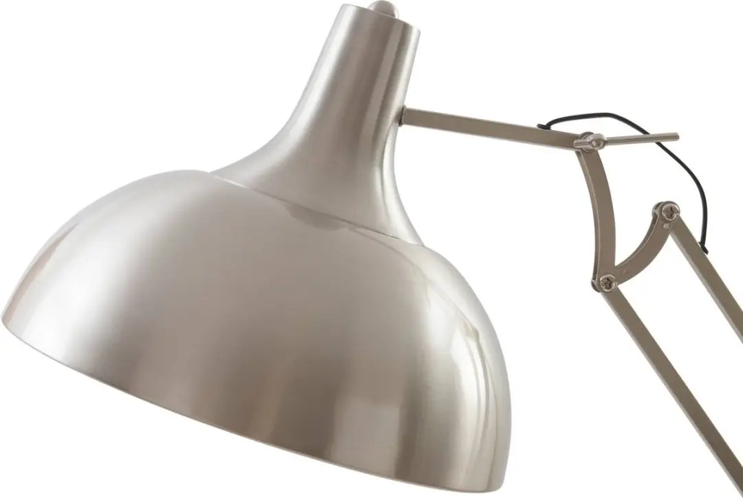 Lindby Vloerlamp 1 Licht IJzer 180cm - Zilver/Zwart