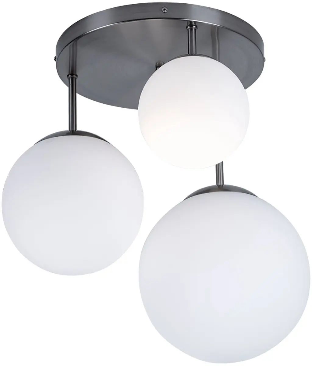 Globo Joel Plafondlamp Nikkel Ø47cm - 5x E27