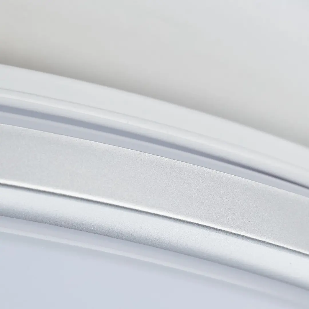 Brilliant JAMIL Plafonnière 48cm - Zilver/Wit