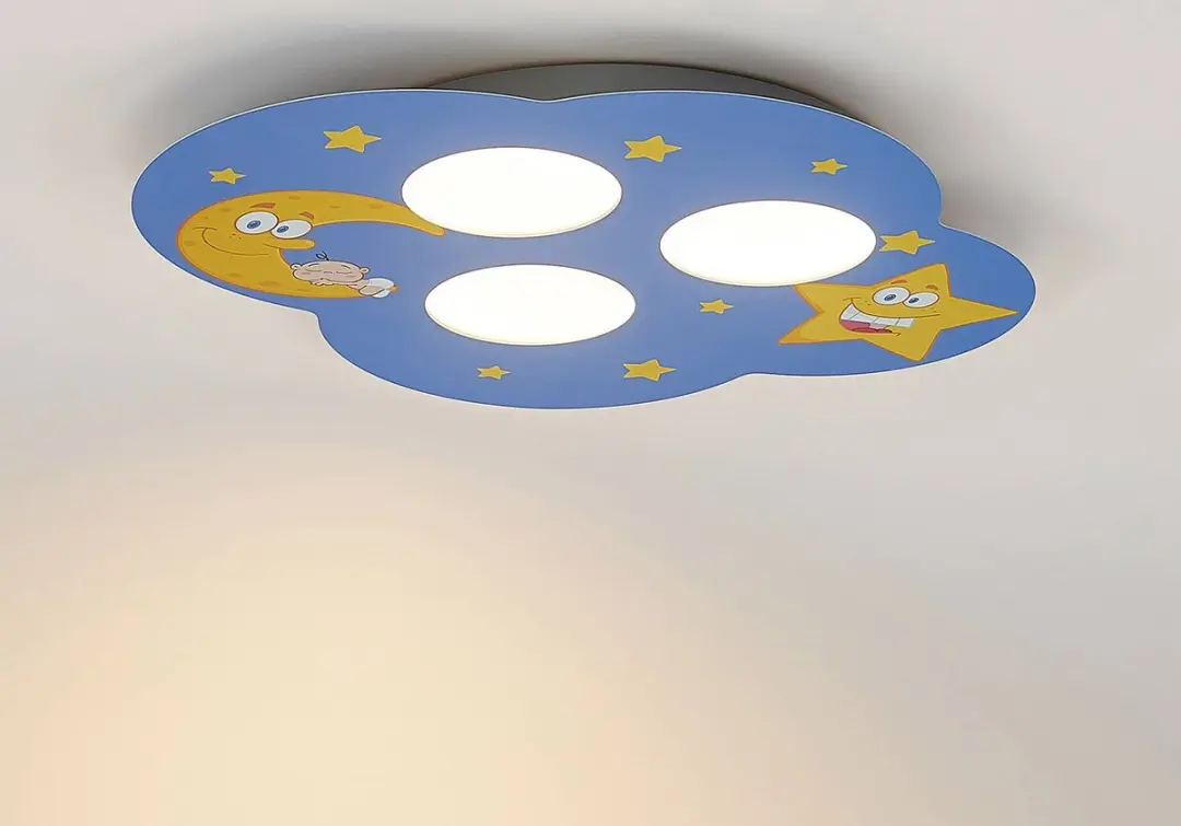 Lindby Plafondlamp 3-lichts GX53 - Blauw