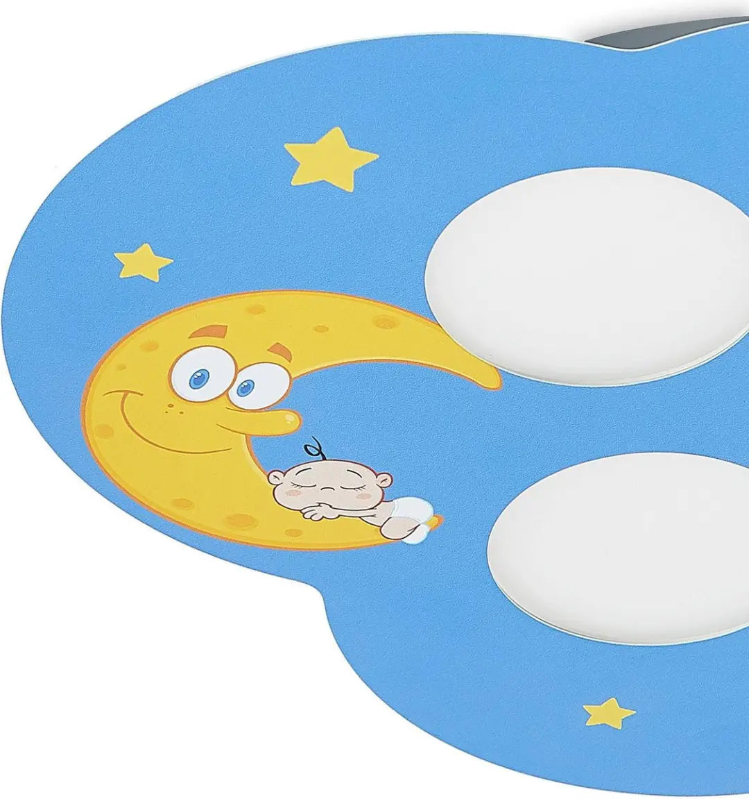 Lindby Plafondlamp 3-lichts GX53 - Blauw
