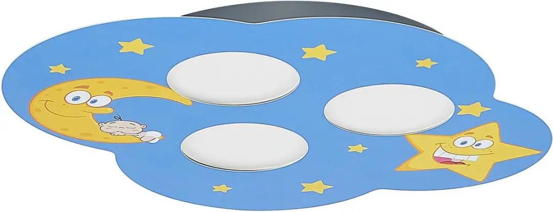 Lindby Plafondlamp 3-lichts GX53 - Blauw