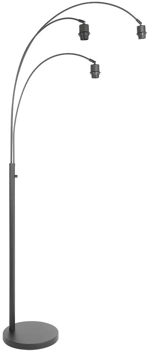 Steinhauer Sparkled Light 3826ZW Vloerlamp - 3 Lichtpunten - Grijs - afbeelding 6 van 6