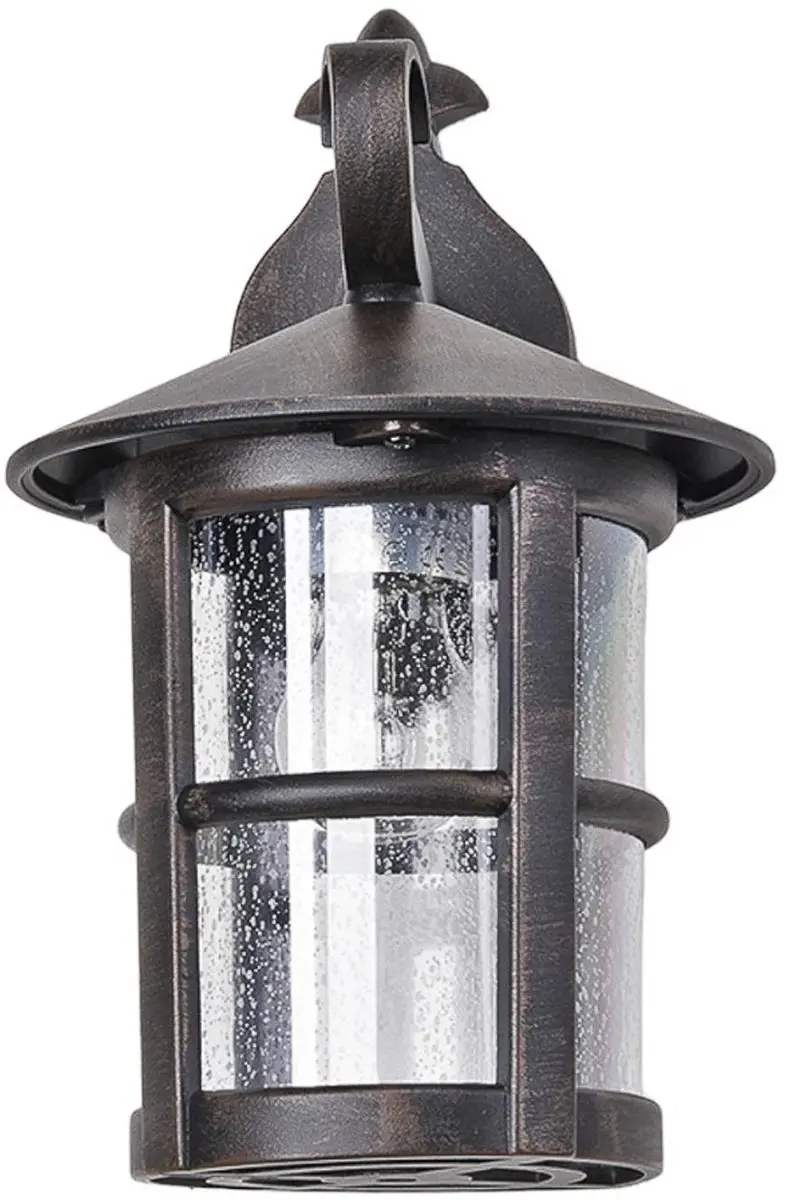 Lindby Wandlamp Buiten 1 Licht E27 - Roest - Ø20cm
