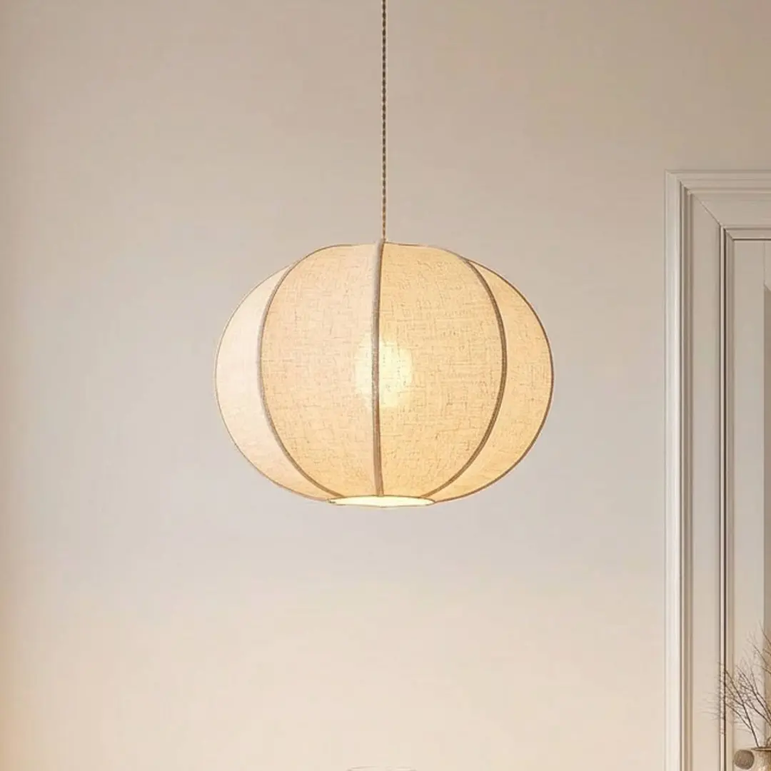 Lindby Hanglamp 1 Licht E27 - 35cm - Beige