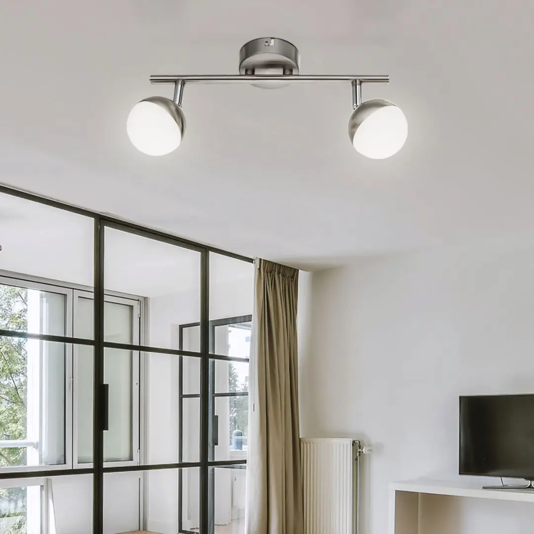 Globo LED Plafondspot 4W 260lm Warm Wit - Zilver