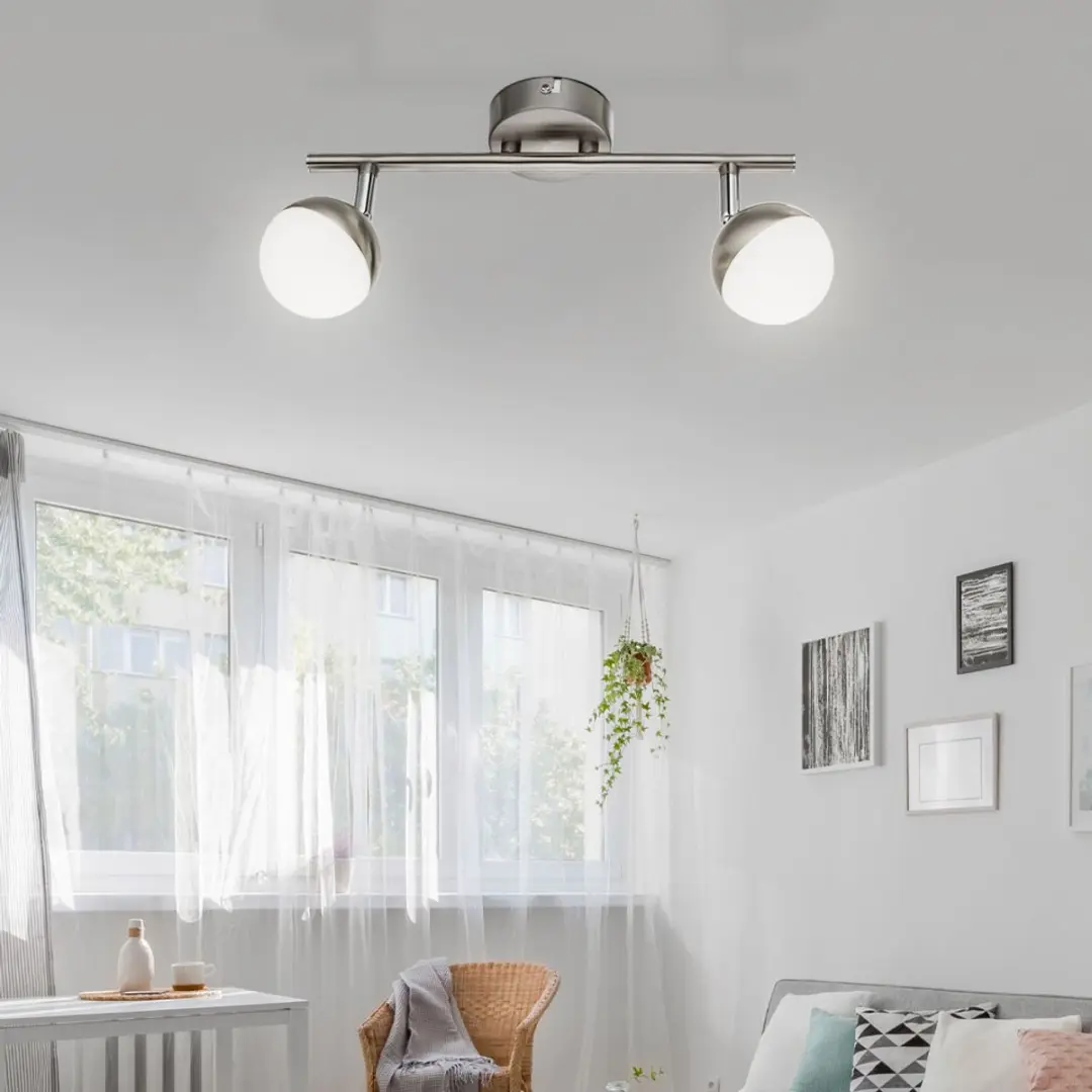Globo LED Plafondspot 4W 260lm Warm Wit - Zilver