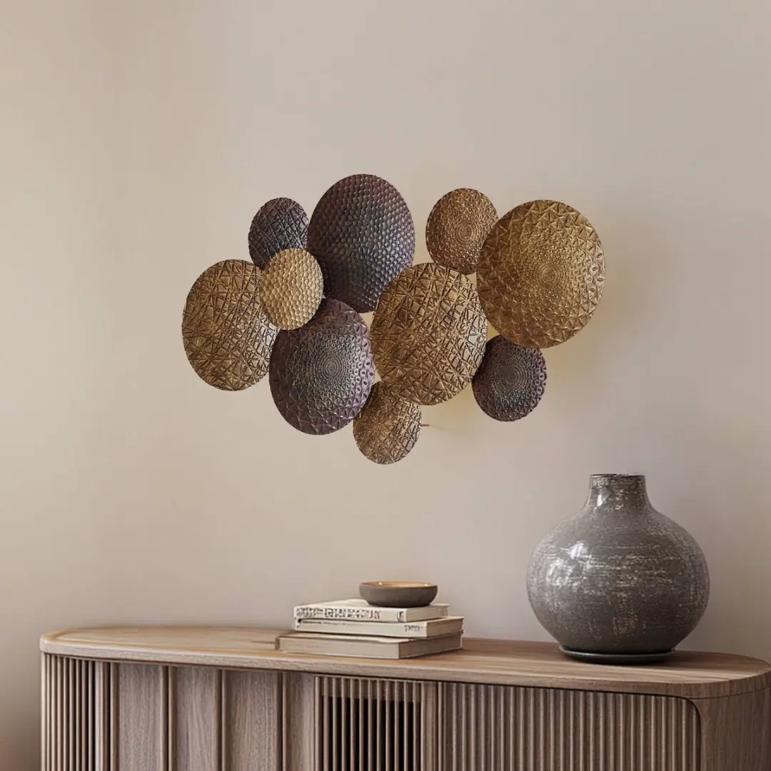 Lindby Wandlamp 2 Lichtpunten IJzer Goud/Koper - E27