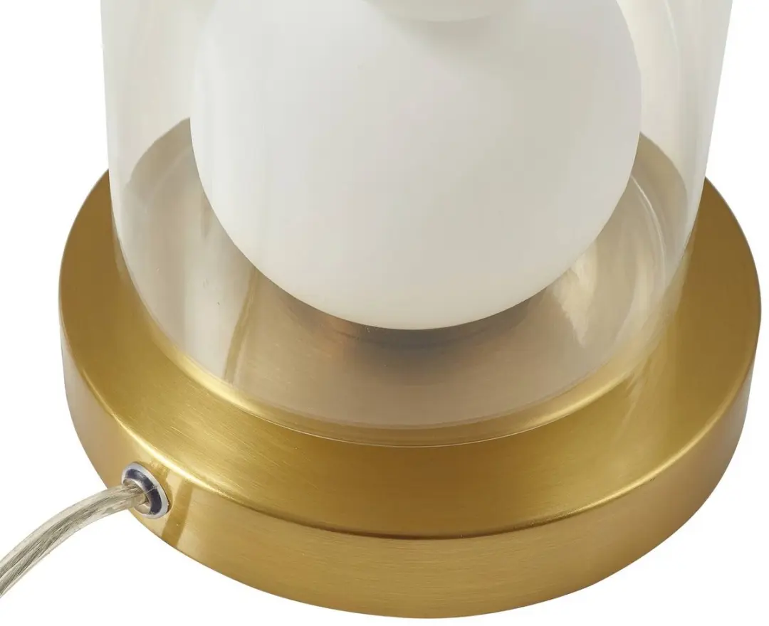 Lindby Tafellamp Glas 1 Lichtpunt 8W - H28,5cm