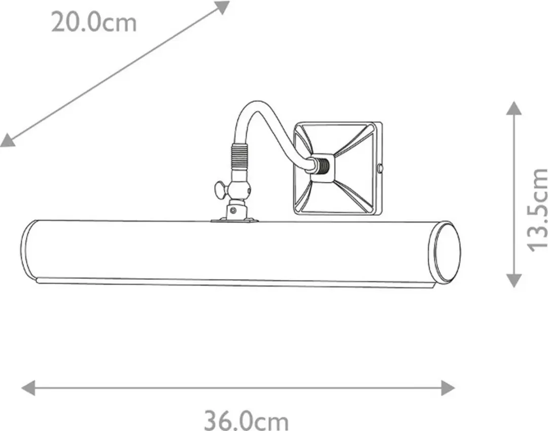 Elstead Lighting Picture Light - 2x E14 40W Dimbaar - Black/Gold