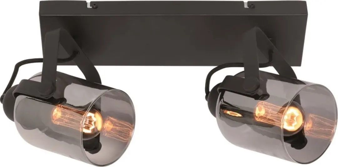 Freelight Spot Fumoso Zwart Smoke Glas