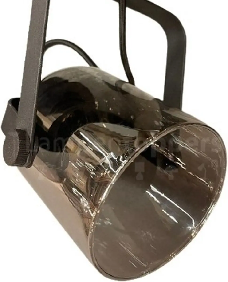 Freelight Spot Fumoso Zwart Smoke Glas - 2 Lichtpunten