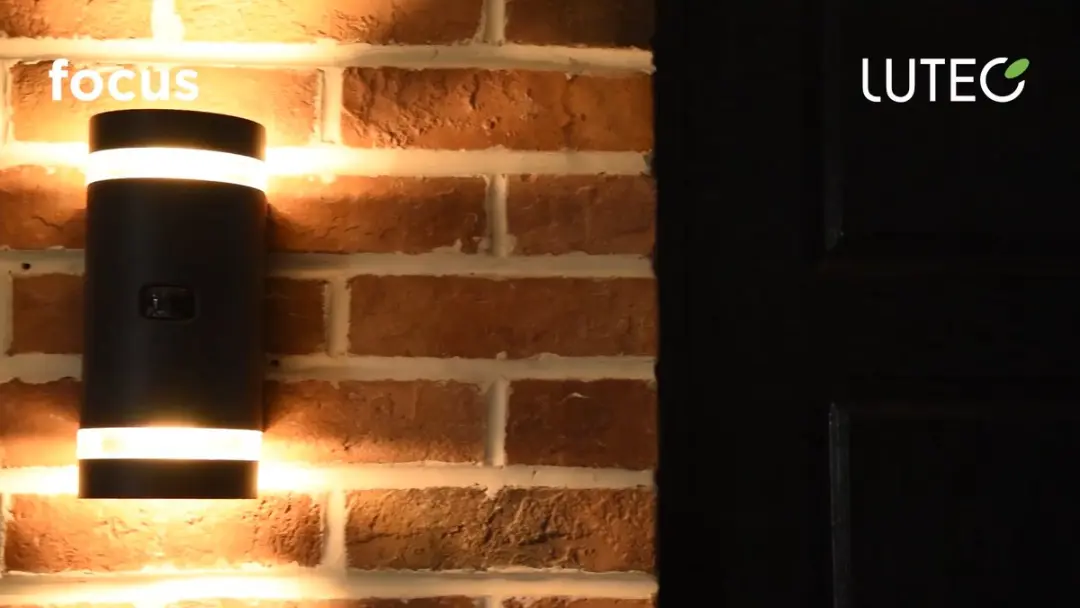 Lutec Focus Wandlamp Buiten LED 10W - Donkergrijs - afbeelding 6 van 6