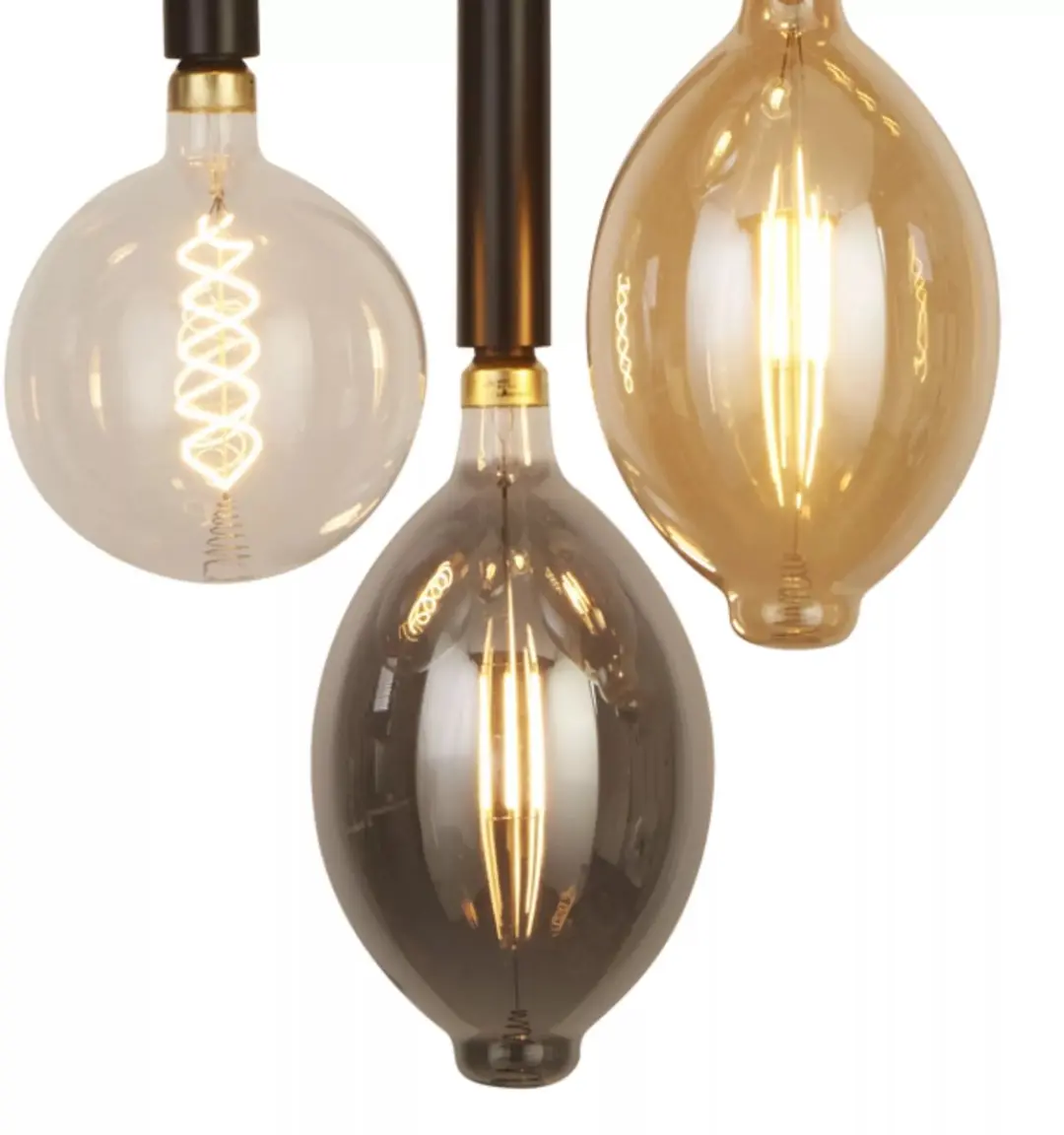 Searchlight Dulwich Hanglamp - 1 Lichtpunt - Zwart
