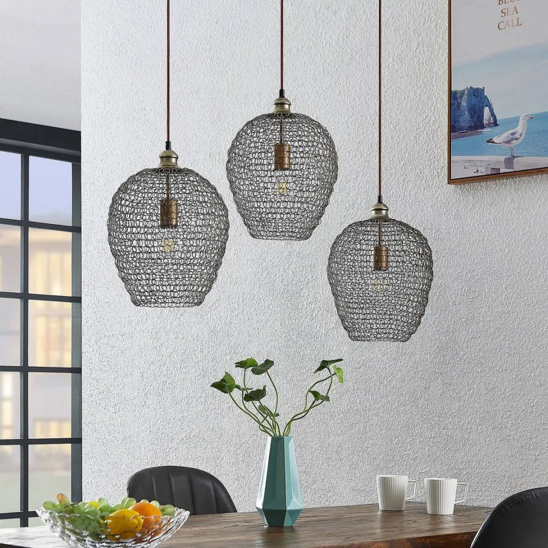 Lindby Hanglamp 3-Lichts Messing - 3x40W