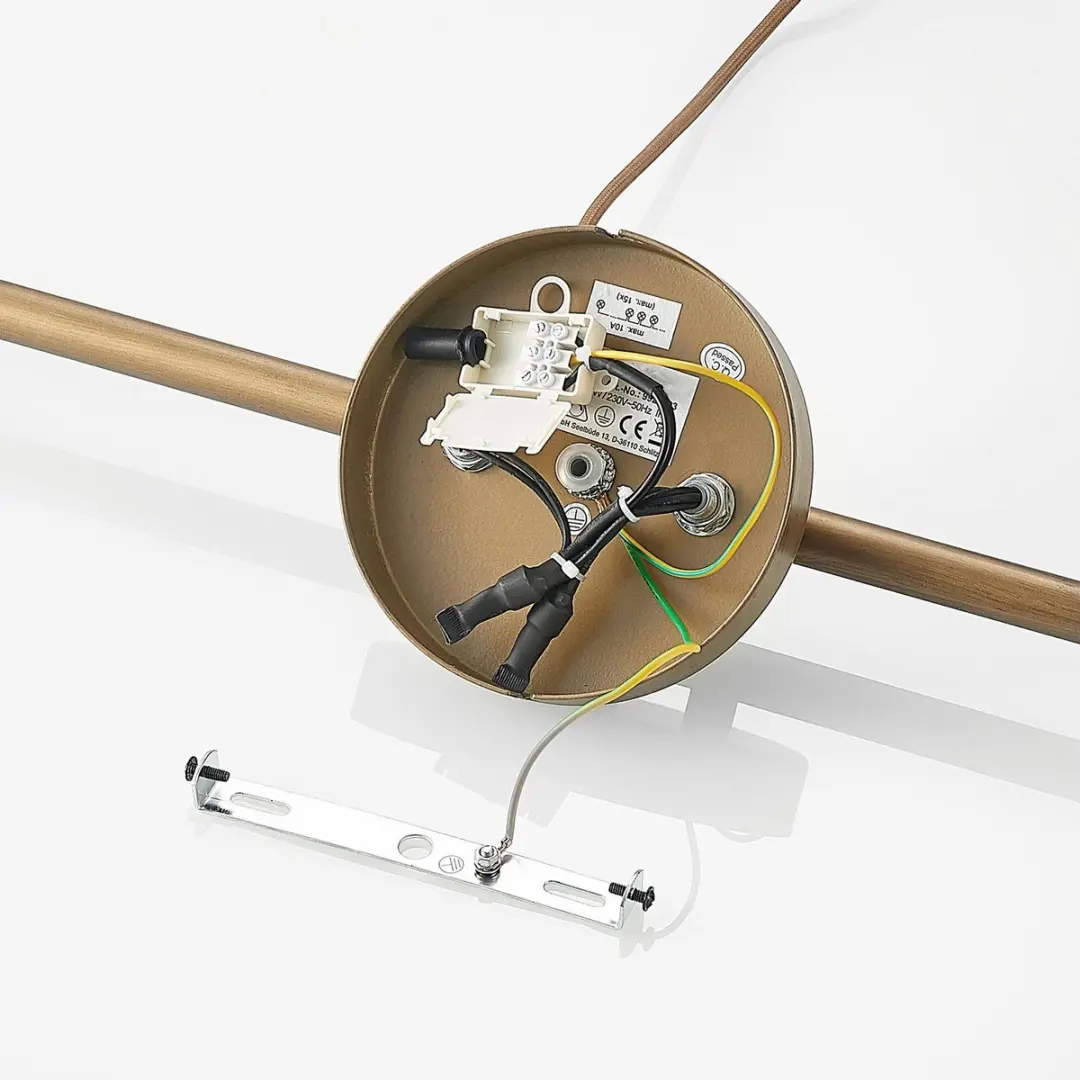 Lindby Hanglamp 3-Lichts Messing - 3x40W