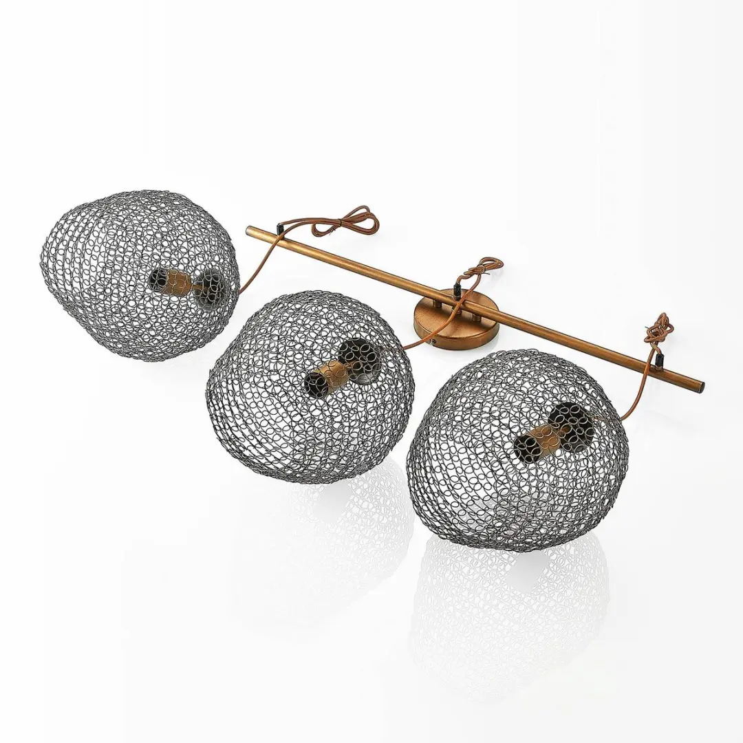 Lindby Hanglamp 3-Lichts Messing - 3x40W