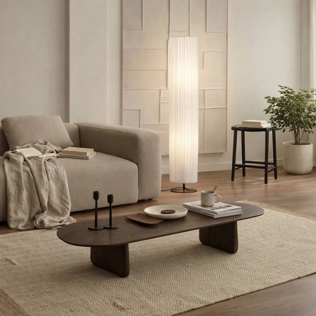 Lindby Vloerlamp 2-lichts Textiel