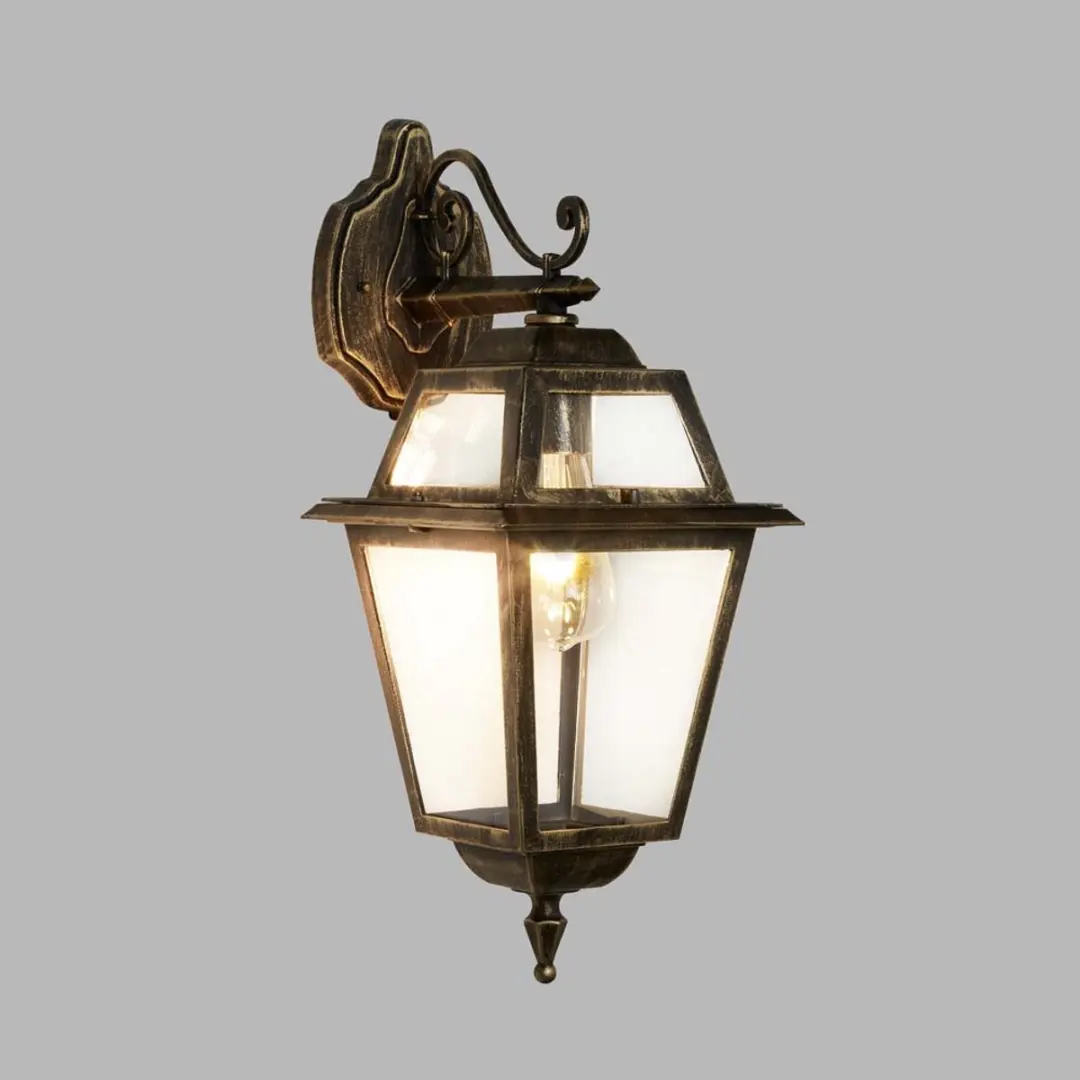 Searchlight Ace Design New Orleans Wandlamp - 60W - Goud Bruin