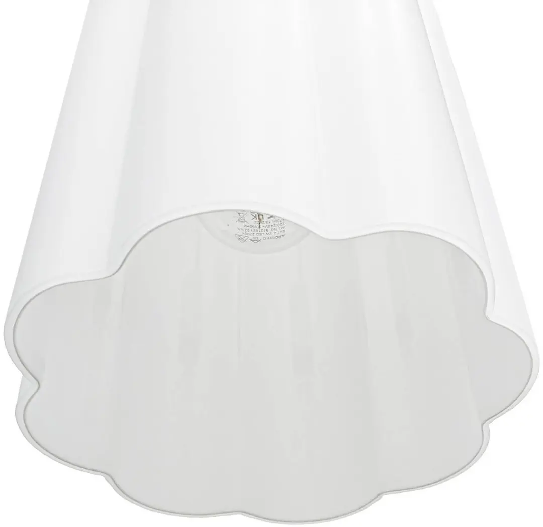 Lucande Hanglamp Glas Metaal 1 Licht E27